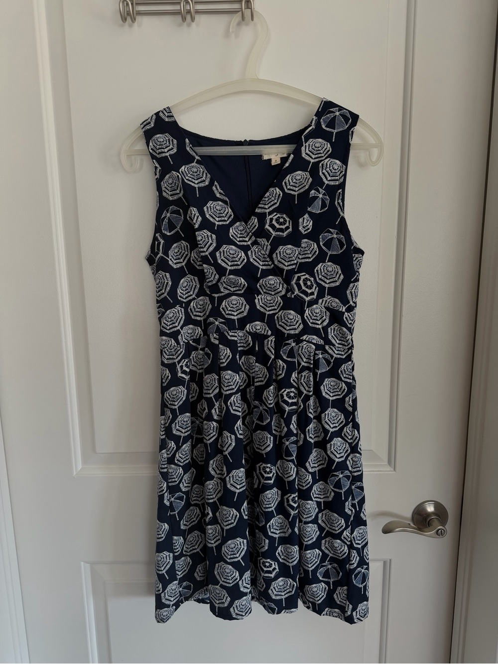 Maison Jules V‑Neck Sleeveless Dress